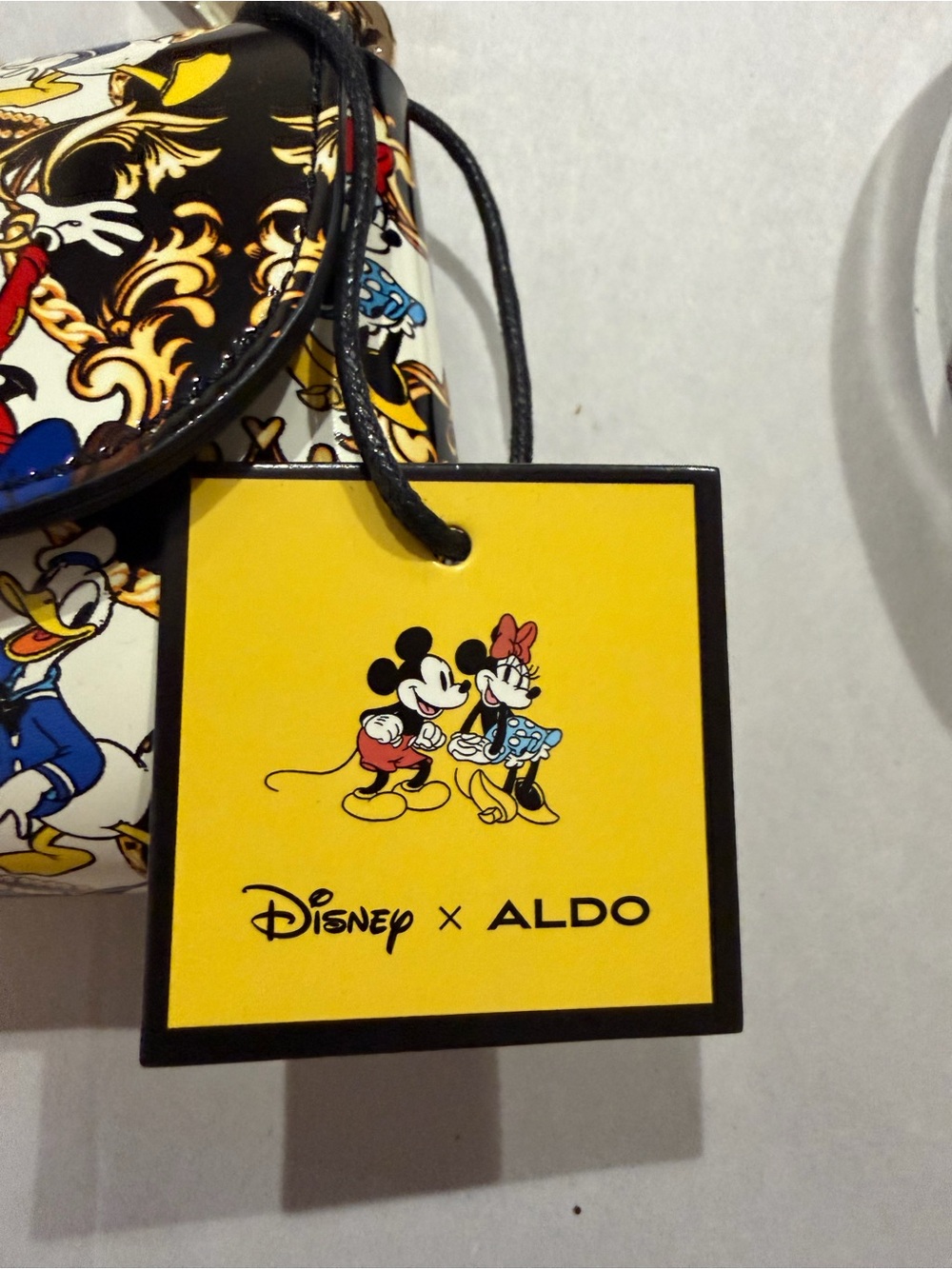 Disney x Aldo Black Character Chain Handle Belt Bag - Picture 3 of 11